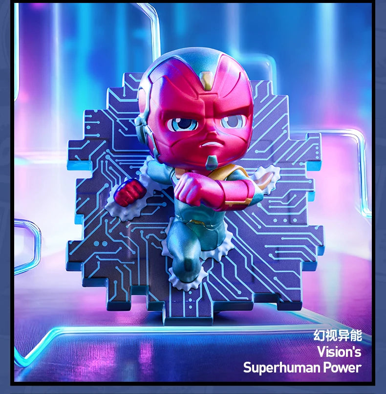 POP MART MARVEL Across The Infinite Series Original Blind Box Surprise Mystery Box Guess Bag Toys Doll Cute Desktop Ornaments