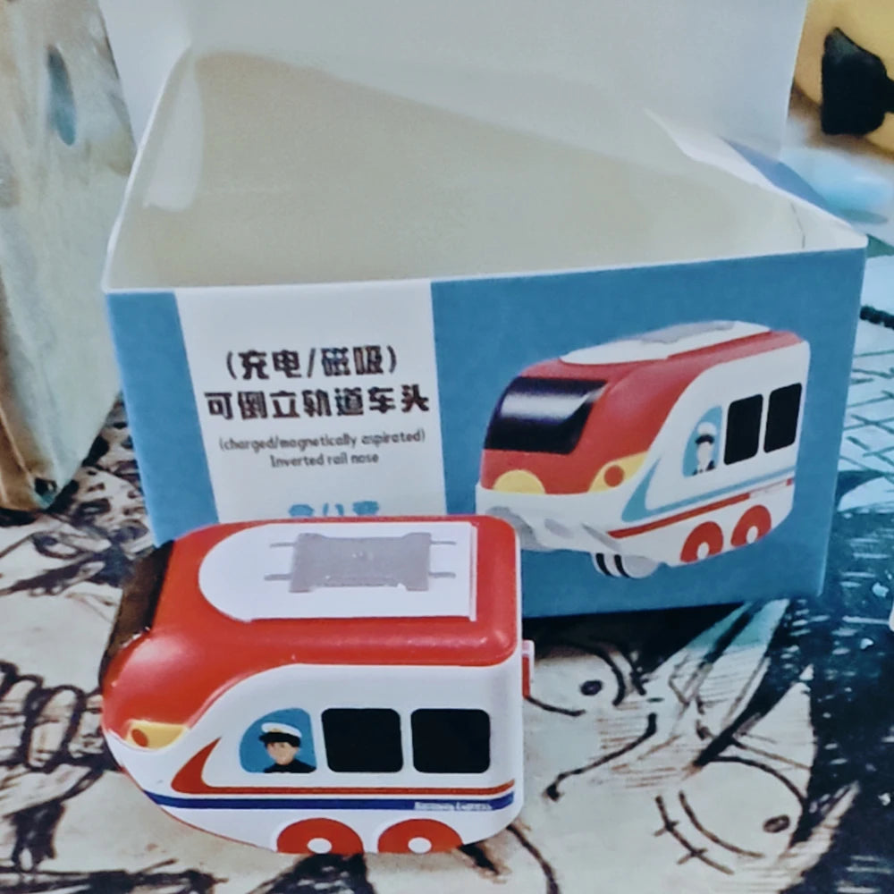 Magic Transforming Magnetic Cube Track Railcar Building Blocks Electric Anti-Gravity High-Speed Train DIY Vehicle Trackt Model