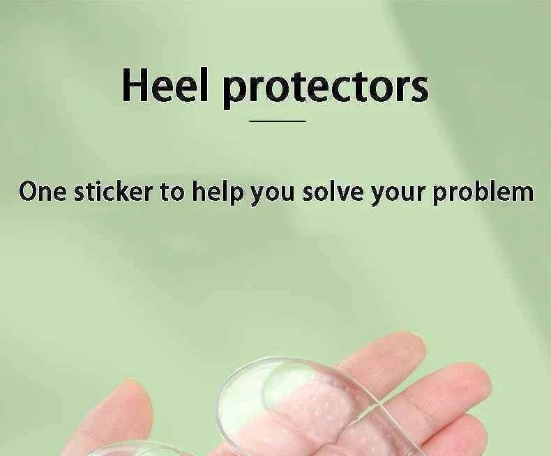 Silicone Heel Protectors High Heels Heel Stickers Adjustable Size Adhesive Anti-slip Insoles Pain Relief Foot Care Products