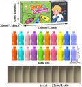 Bottle Color Match Game, an entertaining family board game suitable for children aged 8-12, designed for 2-4 players