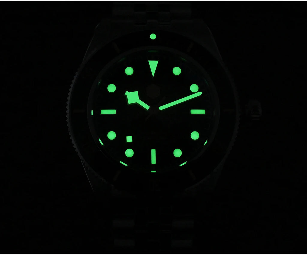 San Martin New 40mm BB Diver Watch Top Brand Classic Mens Watches NH35 Automatic Mechanical Sapphire Waterproof Reloj SN0128