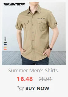 Pure Cotton Men's Shirt Men Oversized Loose Long Sleeve Cargo Shirts Men Clothing High Quality Solid Plus Size Casual Shirt 6XL