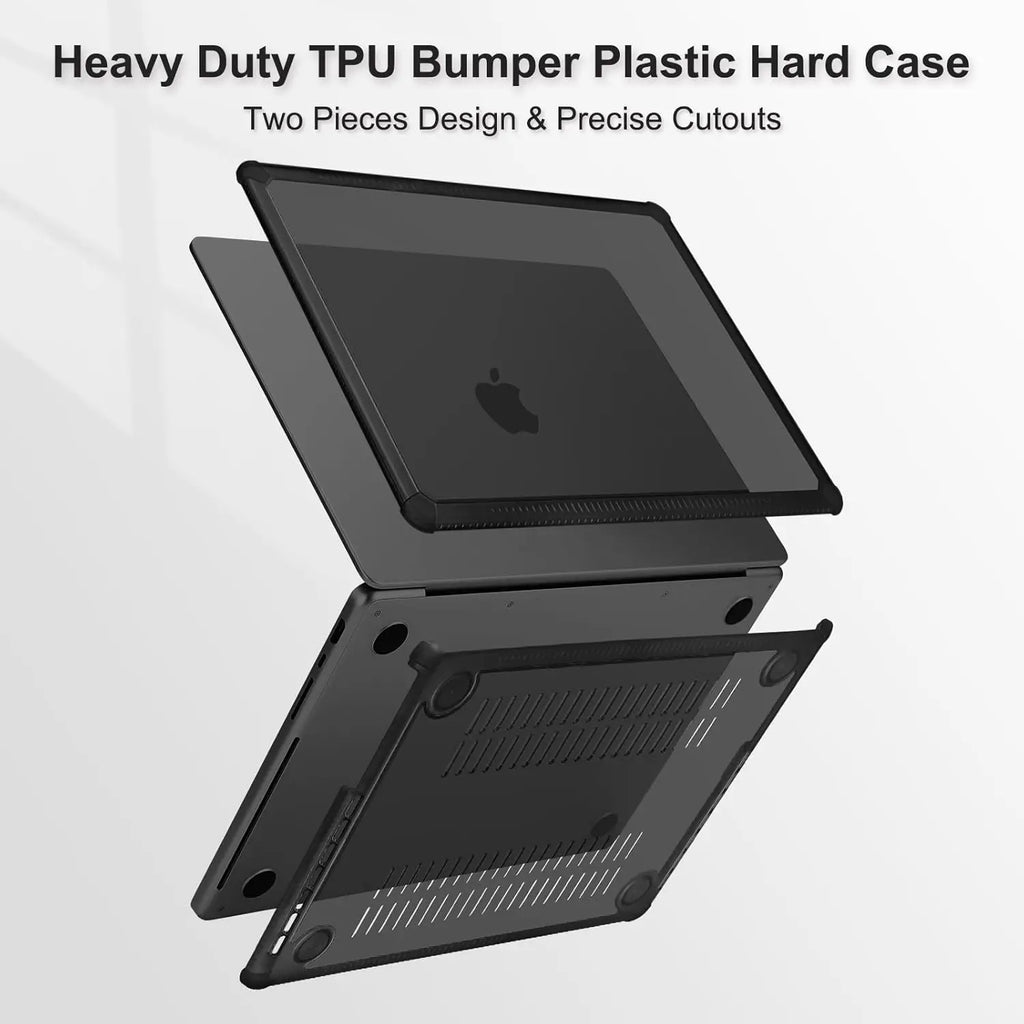 [MacBook Air 13 Case] TPU Soft Edge 2025 M4 Laptop Case For MacBook Air 15.3,Air 13.6 Case M4 M3 M2 For Macbook Pro 14'' M5 2025