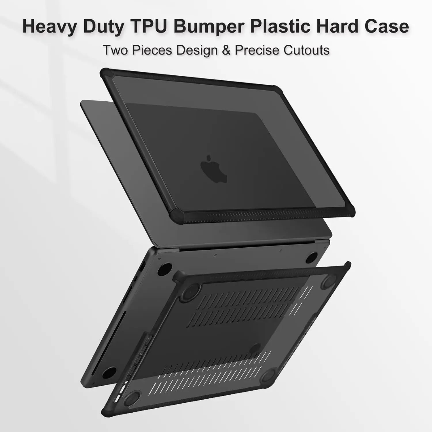 [MacBook Air 13 Case] TPU Soft Edge 2025 M4 Laptop Case For MacBook Air 15.3,Air 13.6 Case M4 M3 M2 For Macbook Pro 14'' M5 2025