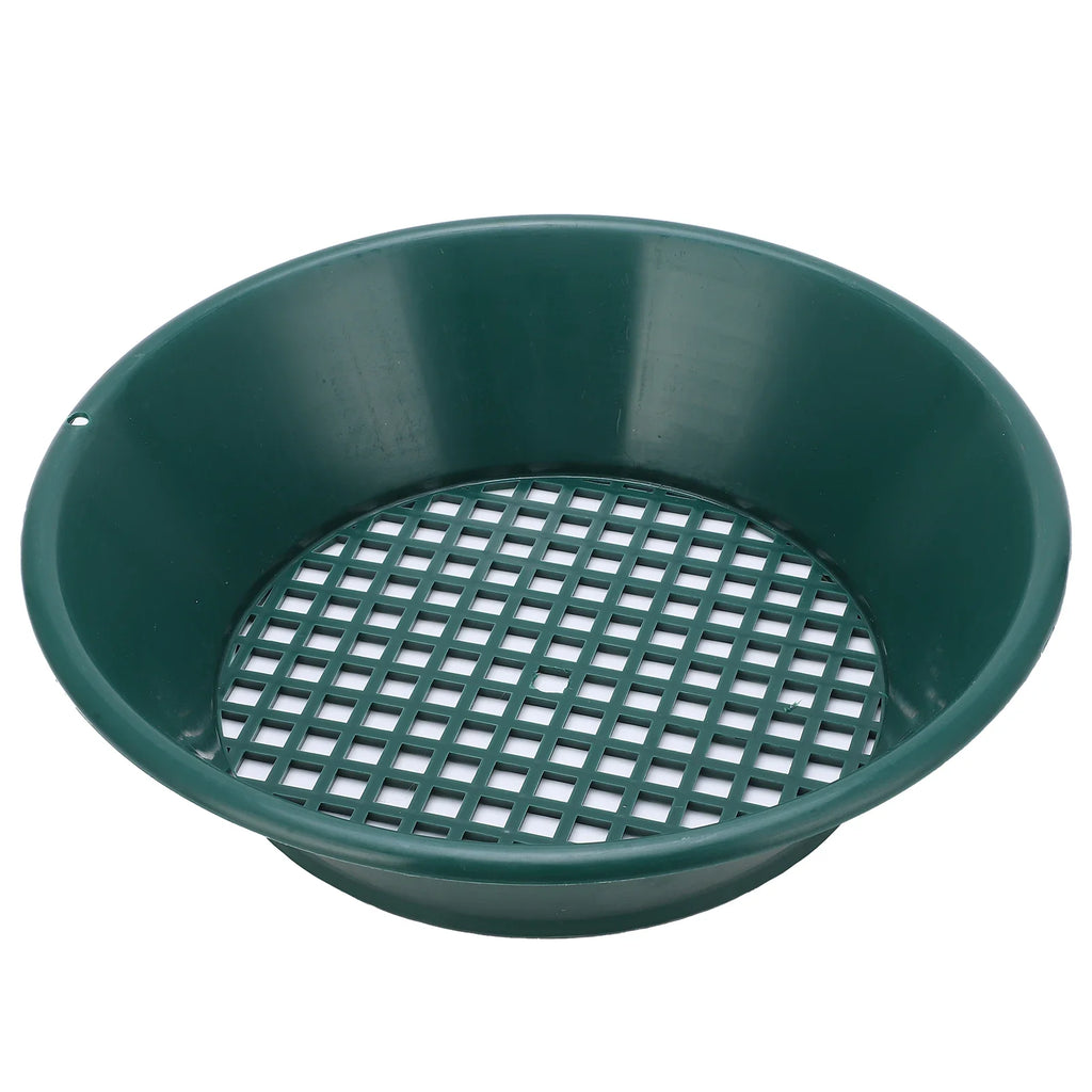 350mm Gold Pan Screen Sifting Tray Manual Gold Washing Tool Accessory for Panning Mining Gold Washing Pan Mine Gold Pan Gold Pan
