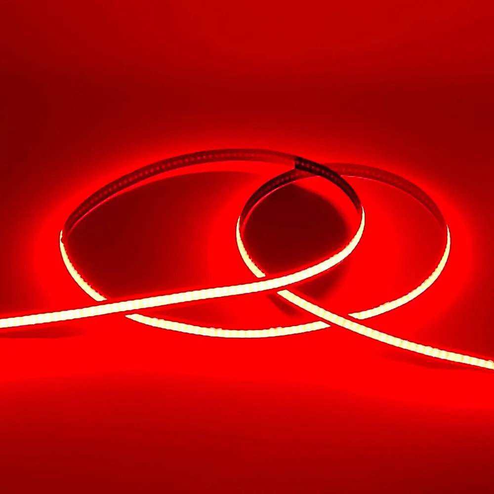 COB Led Strip Lights 12V 24V 320LEDs/m Flexible FOB LED Tape Warm Natural White Red Blue Green Yellow Pink Purple Lighting Decor