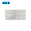 Professional Tools Storage Box Multifunction Double-Layer Mobile Phone Repair Organizer Case Small Parts Screw IC Motherboard