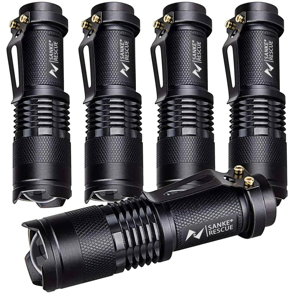 Waterproof Tactical Flashlights Portable LED Camping Lamps Handheld Powerful LED Torch Light Lanterns Self Defense