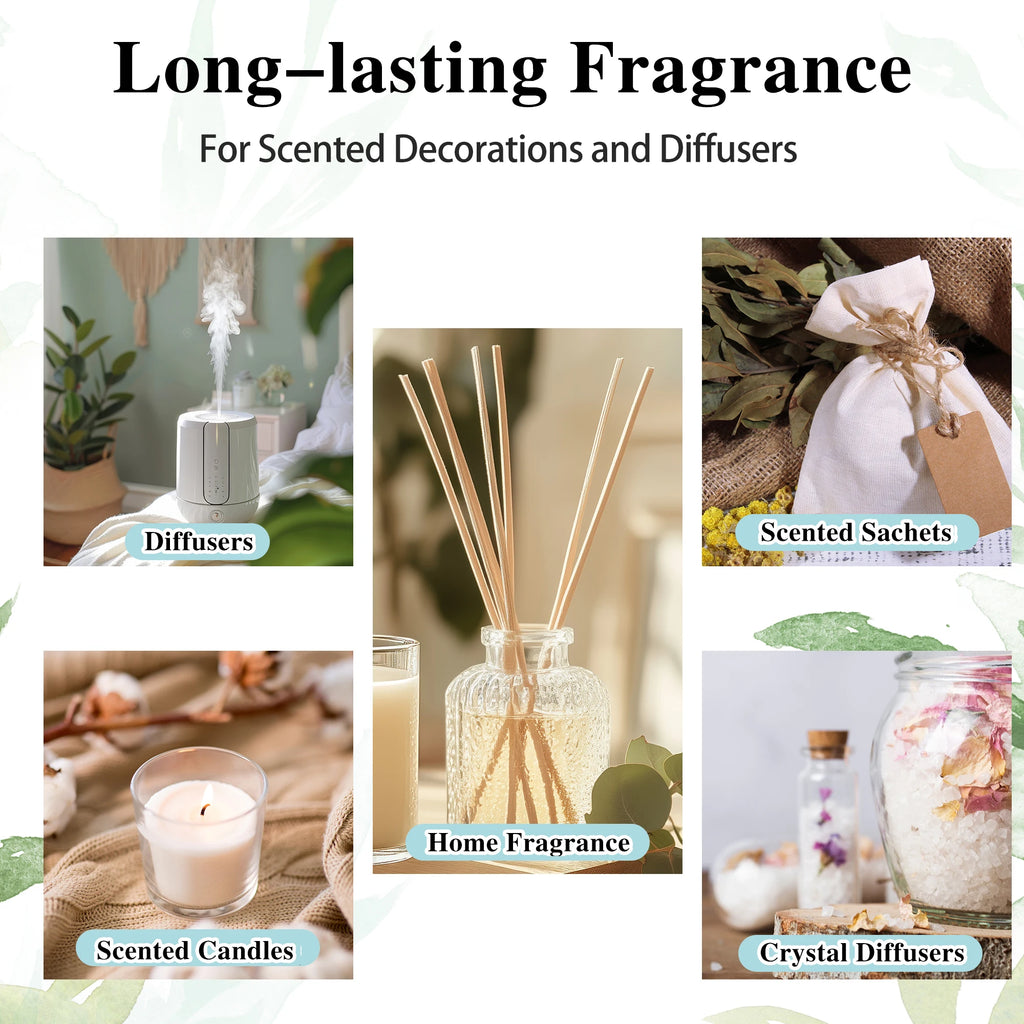 MAYJAM 1PCS 100ML Essential Oil with Dropper Sandalwood Lavender Eucalyptus Vanilla Aroma Oil For Humidifier Scent Candle Burner