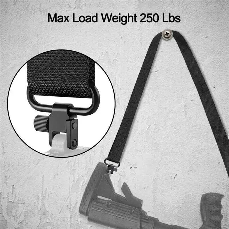 QD Sling Swivel Strap Buckles Kit, Metal Quick Detachable Sling Mount Ring, Outdoor Hunting, Camping Accessories, 1Pcs