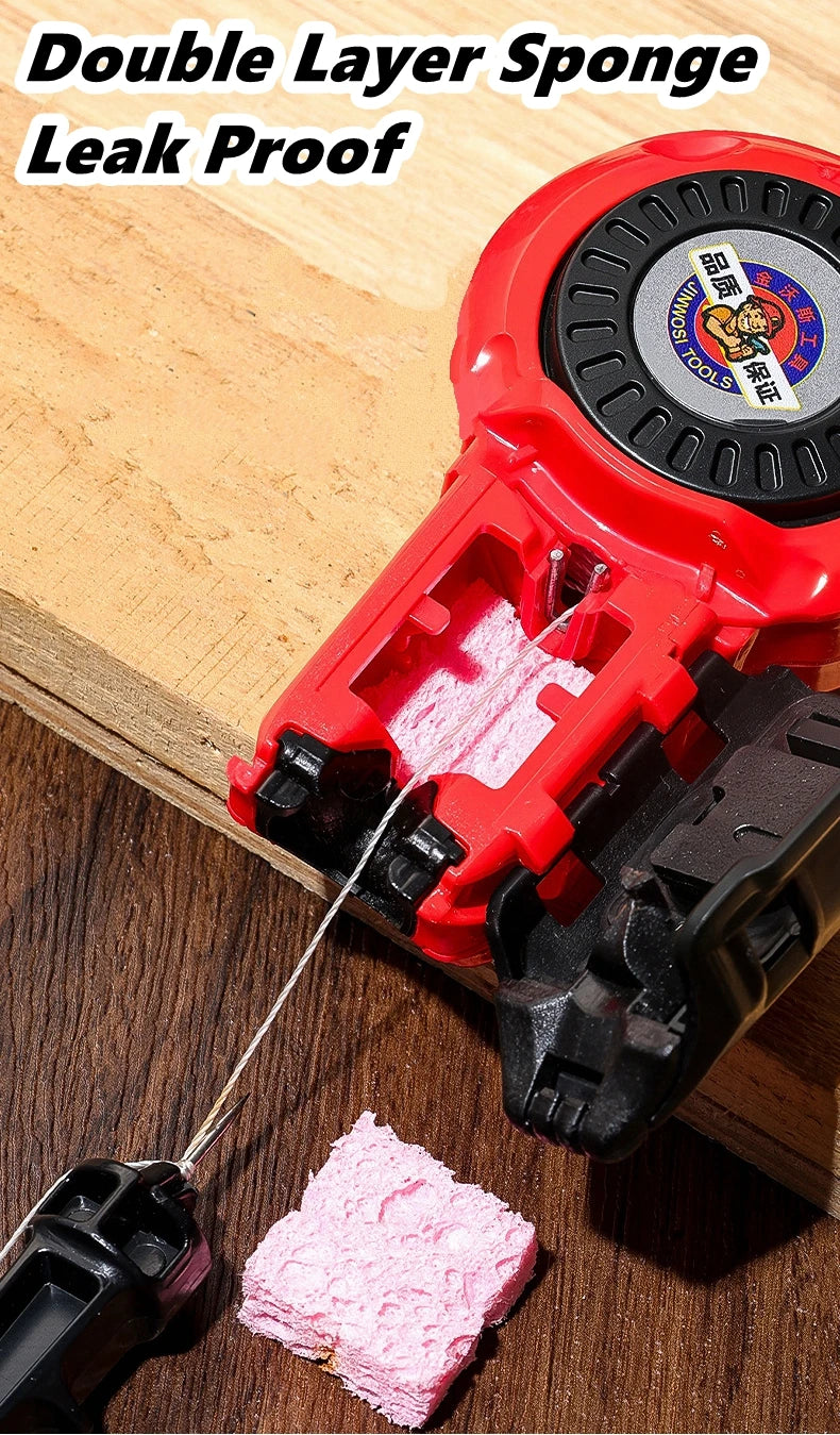 Construction Measuring Tools Plastic Automatic Carpenter Manual Ink Marker Duct Woodworking Chalk Line Carpenter Ink Markers