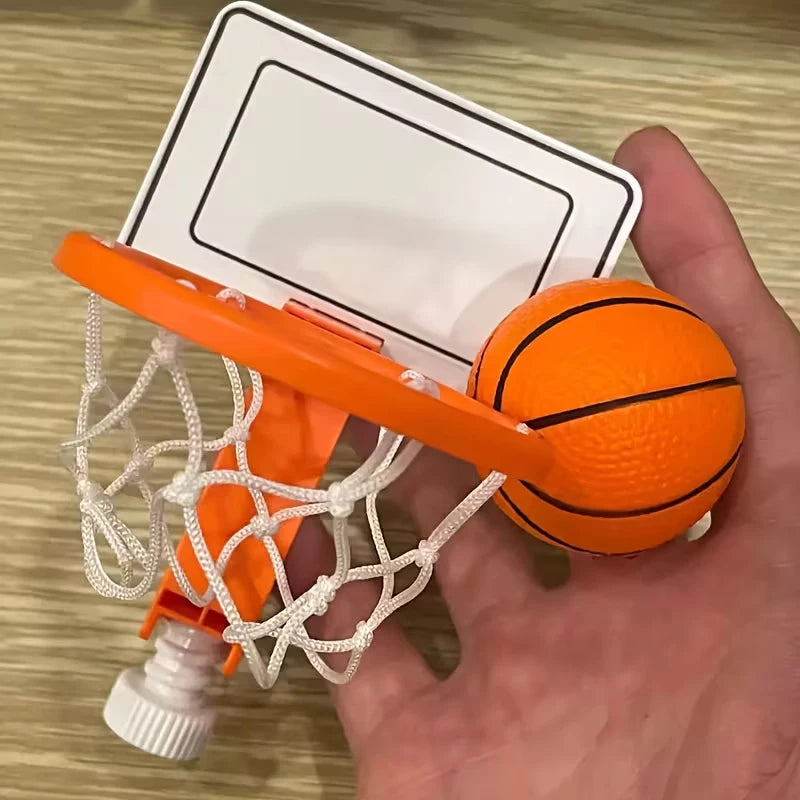 Basketball-themed desktop decorations, creative basketball home decor, relaxing desktop stress relievers.
