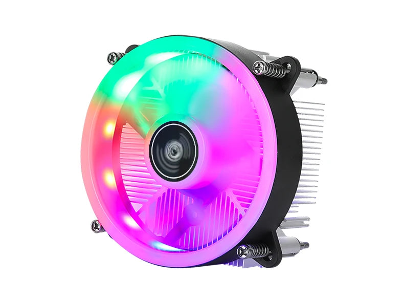 PC Efficient Copper Core/Aluminum Core Processor Cooler Cpu Fan Mute 3pin4pin PWM Air-cooled Install LGA1150 1151 1155 1156 1200