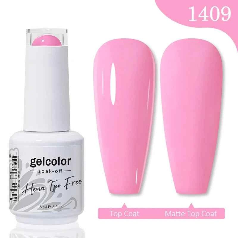 Arte Clavo TPO HEMA FREE Top Quality Discount Price 131 Colors Nail Gel Polish New Formula Nail Gel 15ml Bottle UV Gel Varnish