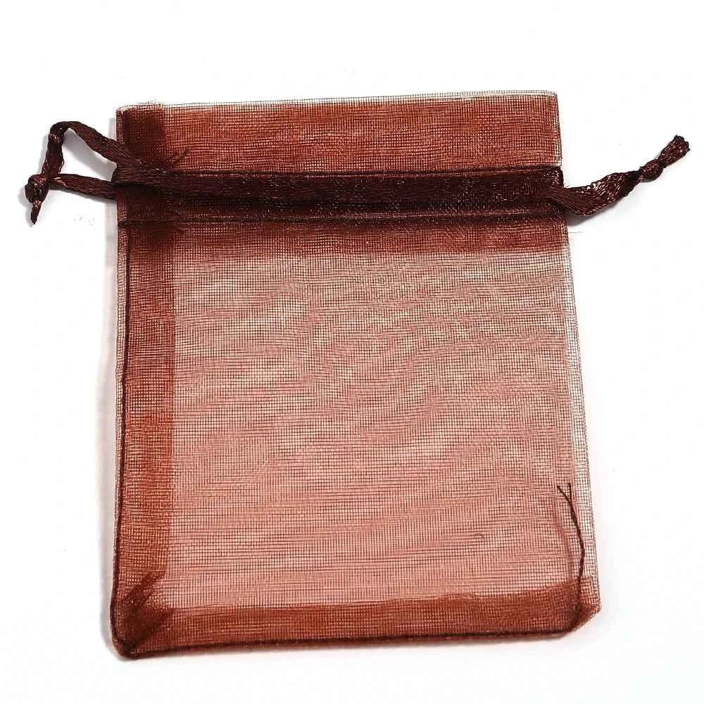 10pcs/Lot 24 Colors Organza Bags Jewelry Bag Wedding Gift Storage Drawstring Pouches Jewelry Packaging Bags Present Wholesale