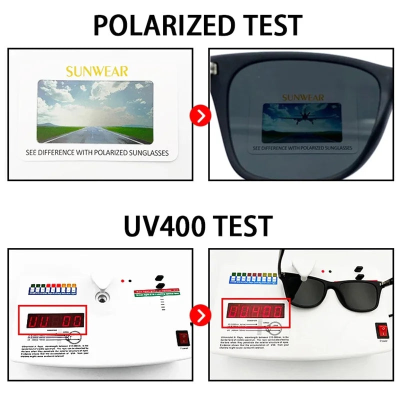 Men’s Polarized Night Driving Glasses PC Frame
