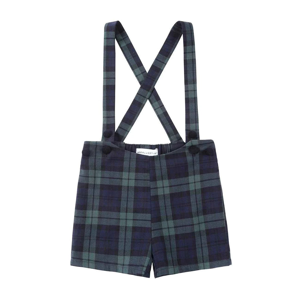 AS Navy Collection AW25 Girls Plaid Dress Two Color Patchwork Sweater Baby Romper Boys Blazer Pants Family Matching Clothing