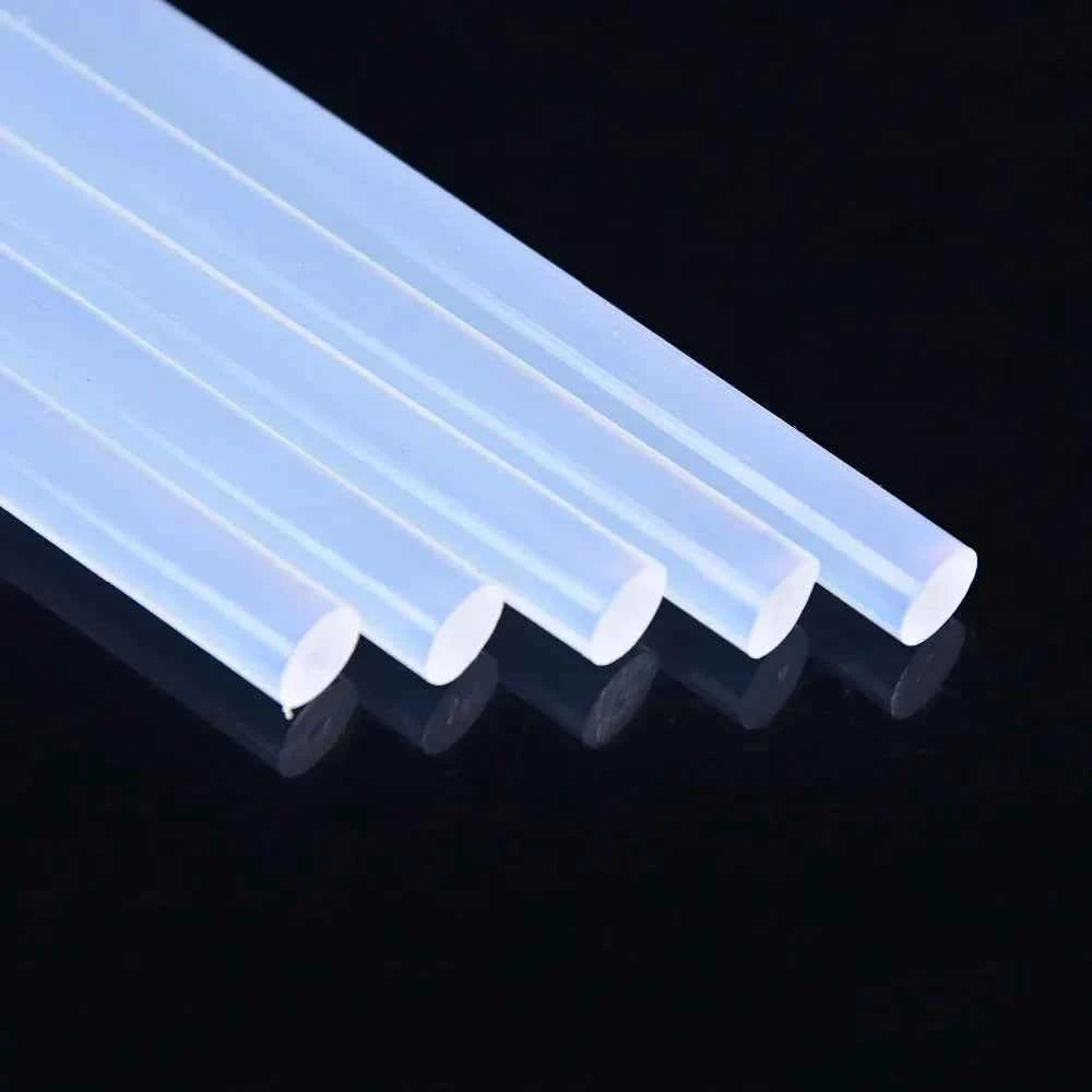 10pcs/Set  7mm/11mmx200mm Clear Transparent Glue Stick Craft Hand Repair Tool Hot Melt Glue Sticks for Gun DIY Art Alloy