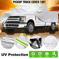 Truck Cover All Season Car Cover for Pickup Truck Against Dust Windproof UV Protection Car Cover w/ Fluorescent Reflective Strip