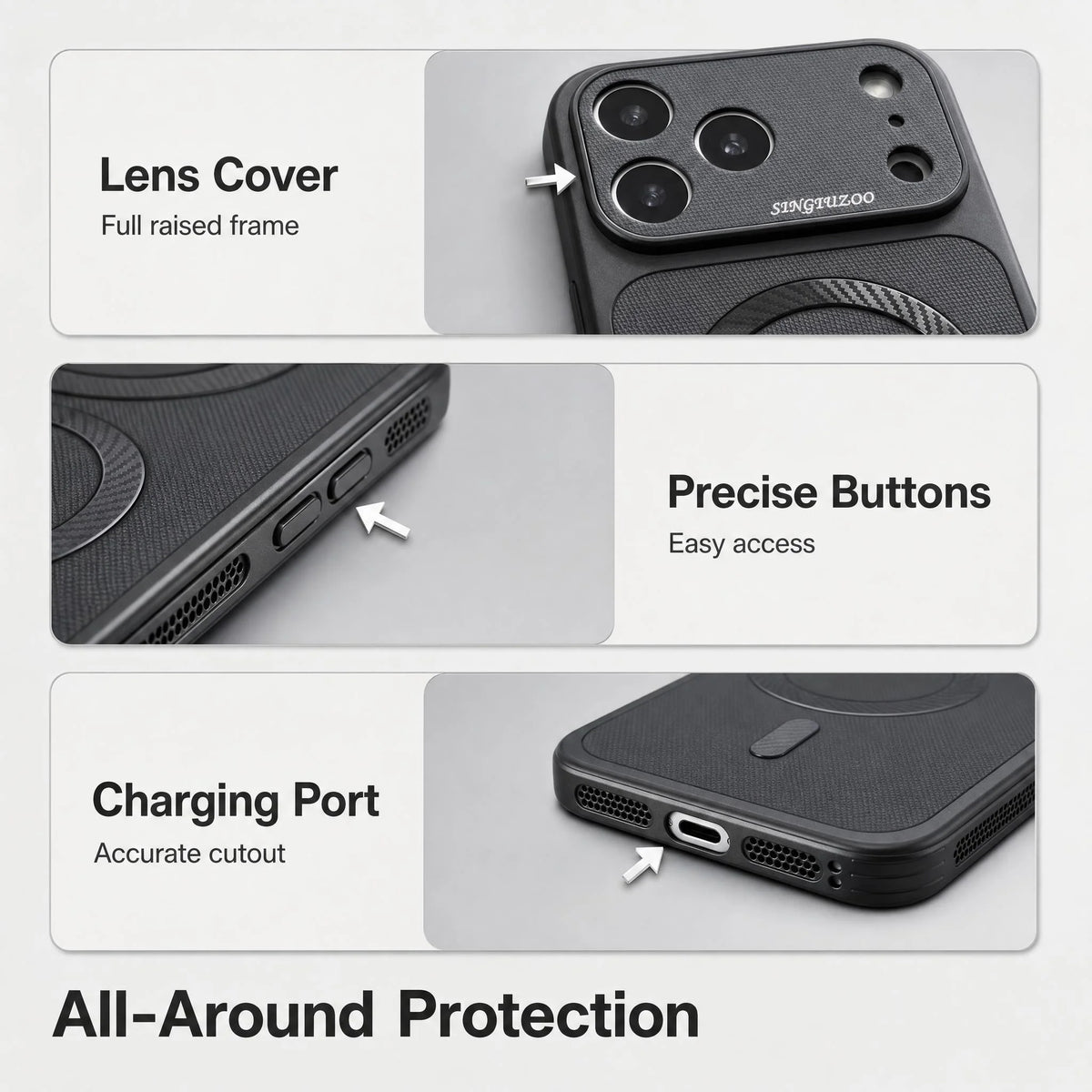 Magnetic Woven Phone Case For iPhone – Heat Dissipation