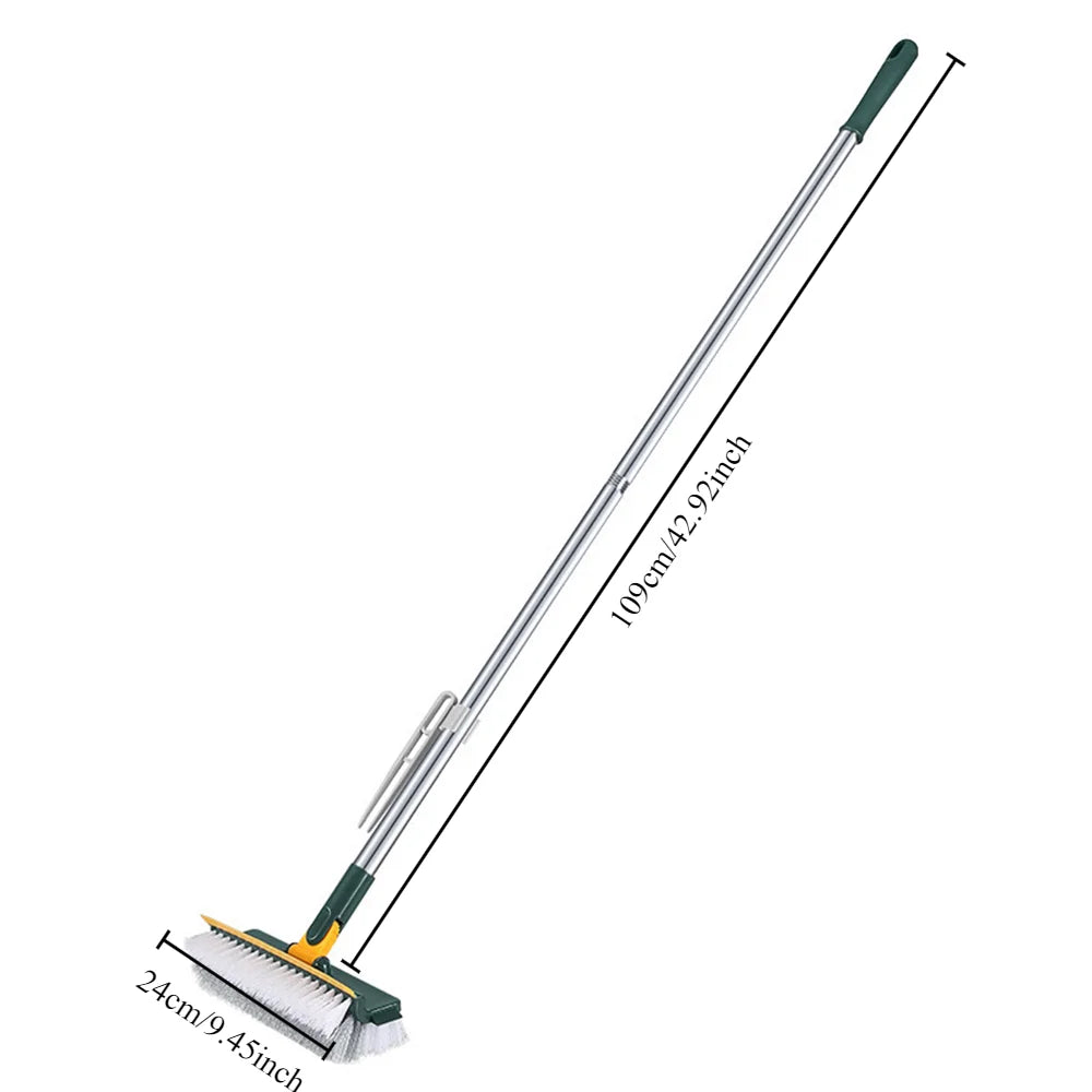 4-in-1 Corner Floor Cleaning Brush With Long Handle