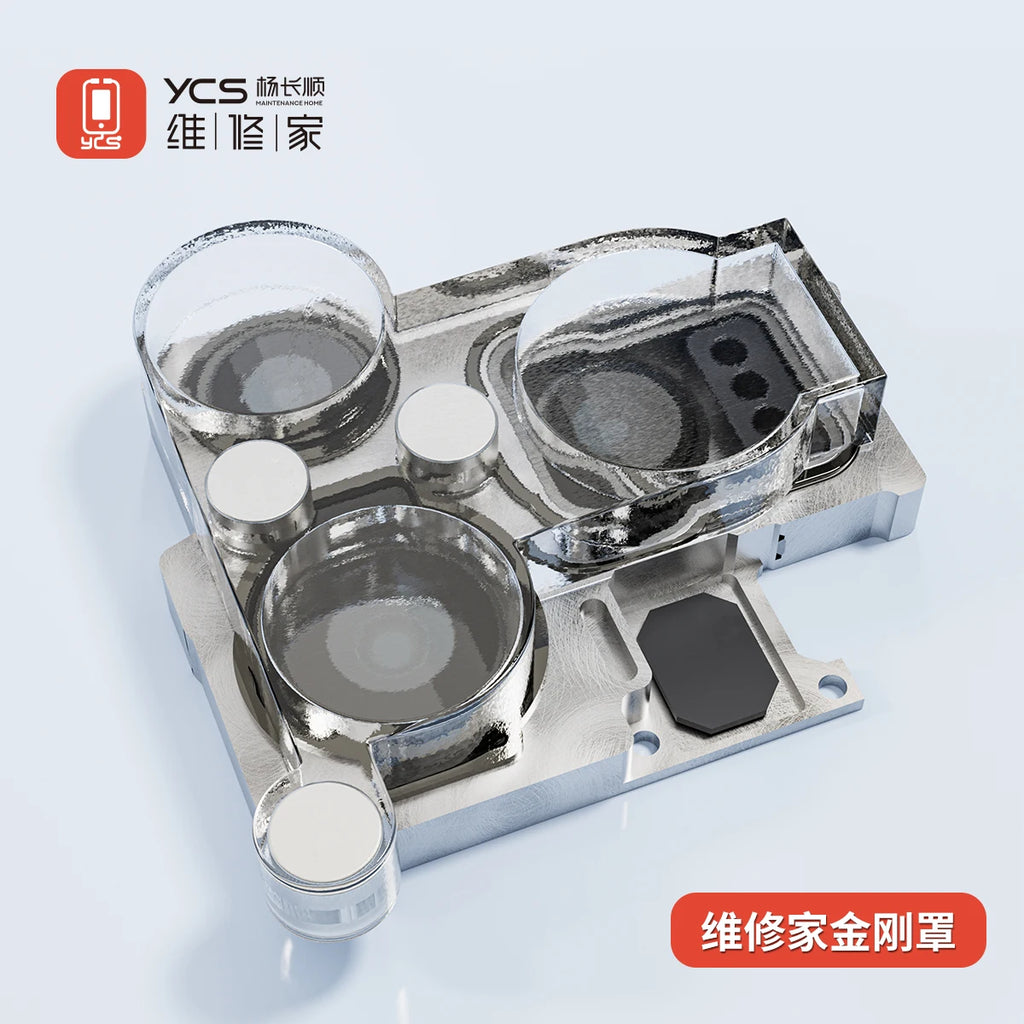 YCS Camera Lens Cover Magnetic Protector For iPhone 16/15/14/13 Rear Camera Protection During Soldering Repair Shield Cover