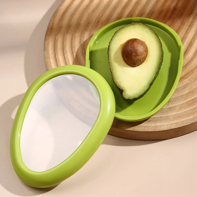 1/4pcs Kitchen Storage Box Fruit Vegetable Container Fresh Box Avocado Tomato Lemon Onion Fresh-Keeping Crisper Kitchen Gadgets
