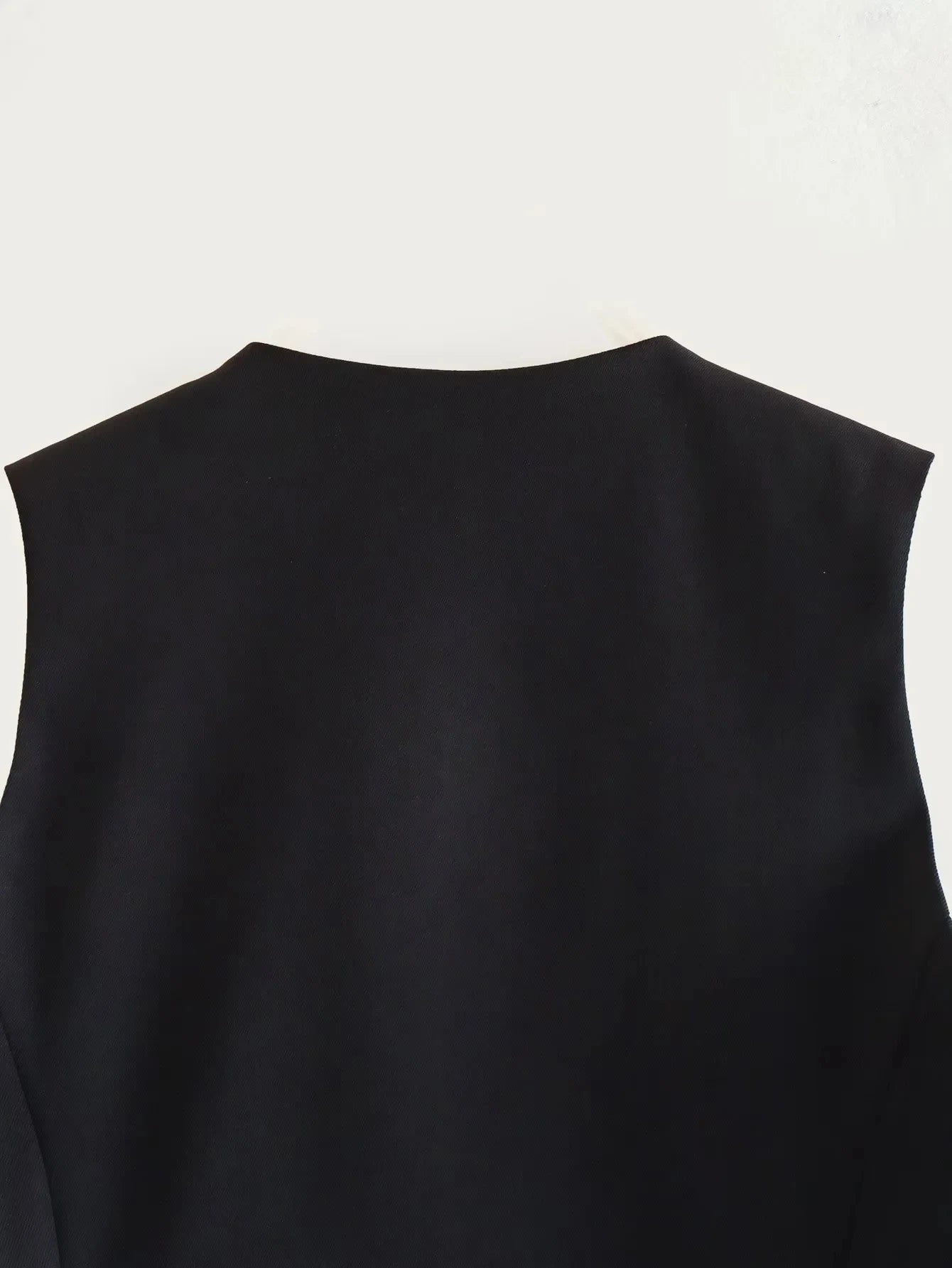 HXAO Fashion Sleeveless Vests For Women Button Up White Crop Top Office Casual Waistcoat Jacket Woman Summer Suit Black Vest Top