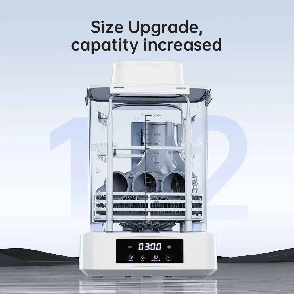 ANYCUBIC Wash & Cure 3 Plus Washing Curing Machine For LCD Resin 3D Printer For M7 Pro/Photon P1 Cleaning Size 228*128*250 mm