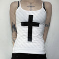 Woman Clothing Crop Tops for Women Tanks & Camis Sexy Top Y2k Summer 2000s Tops With Suspenders Women's Cropped Emo Goth Clothes