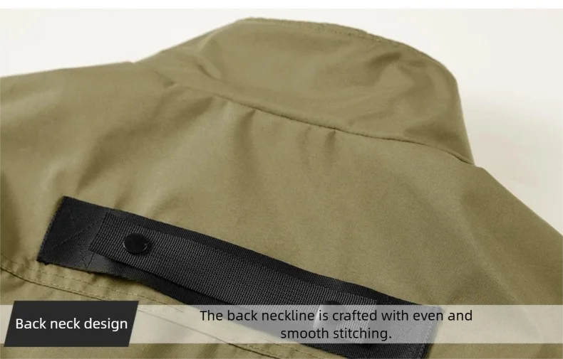 2025 Men's Outdoor Tooling Multi-Pocket Casual Outdoor Fishing Large Size Vest with Vertical Collar Breathable Quick-drying Vest
