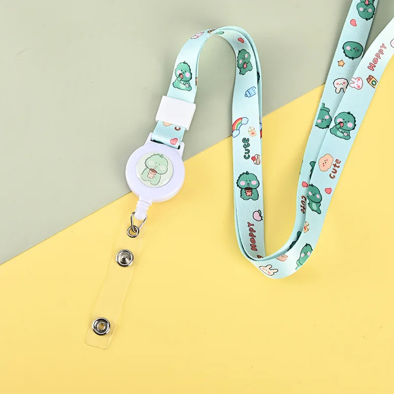 Cute dialog box transparent card cover student cartoon slider card pack game card ID card set pendant anti-lost