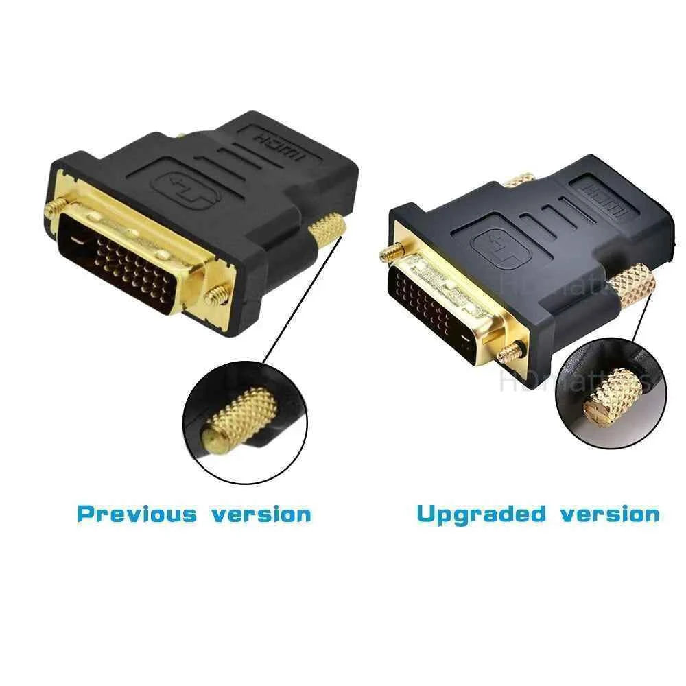 DVI to HDMI adapter Bi-Directional HDMI to DVI Cable adapter Coupler DVI to HDMI cable Converter  for Monitor HDTV PC PS4 Xbox