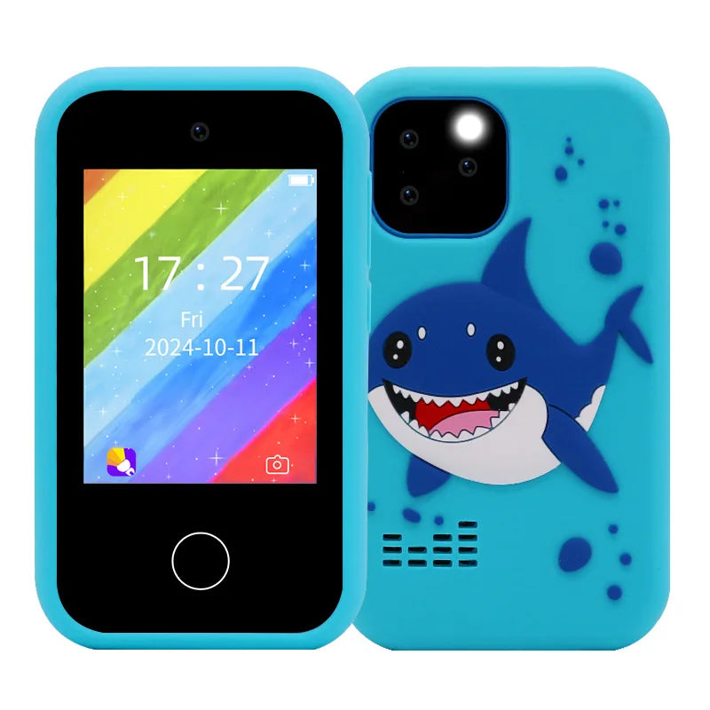 Digital Camera Kids Smart Phone MP3 Player Camera Toys Toys for Girls Touchscreen Unicorn Baby Mobile Educational Boys Age 3-8