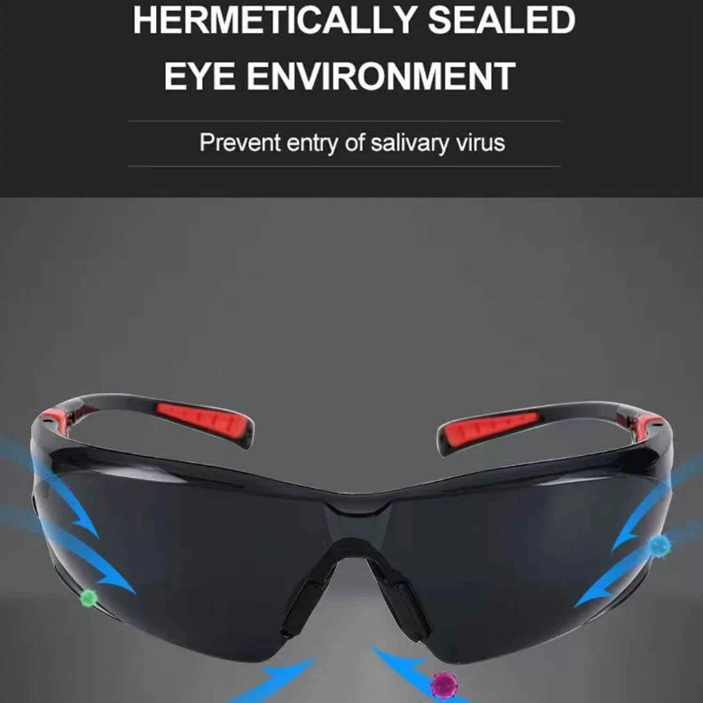 48-73-2000 transparent protective glasses, impact-resistant double-coated lenses, wear-resistant hard coated goggles