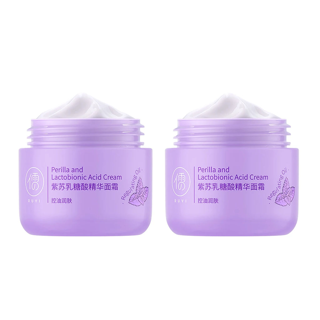 RUYI Perilla Facial Cream Hydrating Skincare Sooth Sensitivity Repair Barrier Brighten Moisturizing Essense Face Cream 50g