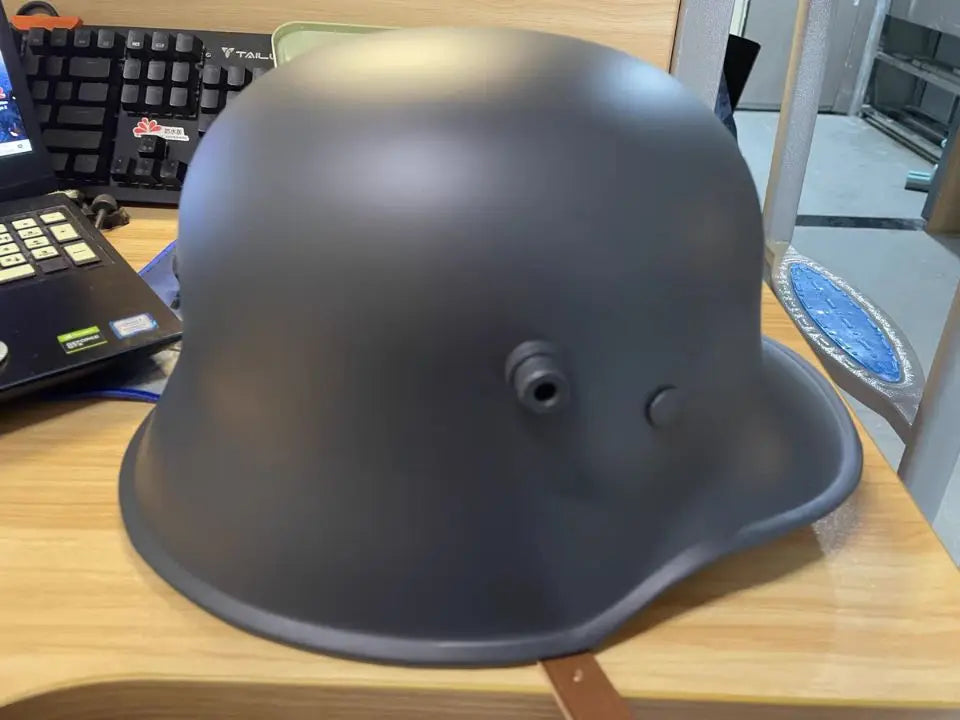 WW1 German M18 Steel Helmet Motor Bike Safety Combat World War 1 Repro Elite M1916 Stahlhelm For Collection