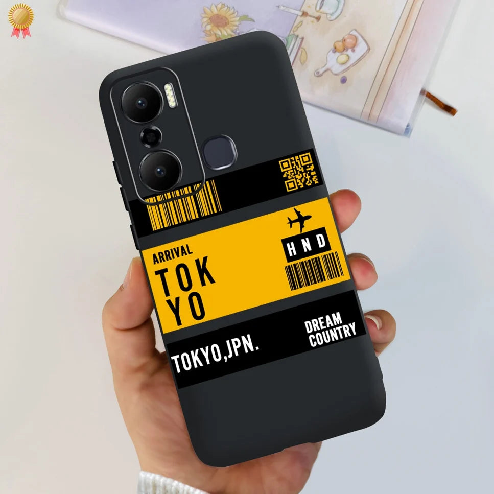 For Infinix Hot 20 Play 20i 4G Case Cute Astronaut Clear TPU Silicone Bumper Cover For Infinix Hot 20 Play 20i Phone Case Funda