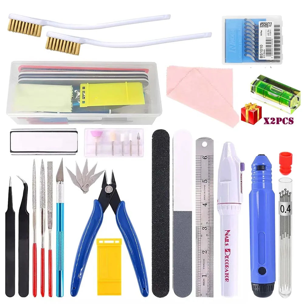 Multiple Models 3D Printer Tool Kit Trimming Knife Scraper Cleaning Needle Tweezers Pliers Deburring Kit DIY 3D Printing Tools