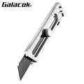 Stainless Steel Utility Knife 6 In 1 Multi-Function Opener Retractable Box Cutter Portable Office Home Courier Unboxing Knifes