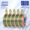 JAYO SILK PLA Filament 1.75mm Dual Colors 3D Printer Filament Coextrusion Silk Triple Color 3D Filament Shiny Multicolor Change