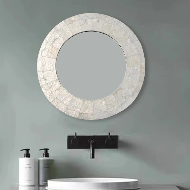 Wall Hanging Decorative Mirrors Living Room Glass Bedroom Decorative Mirrors Bathroom Aesthetics Makeup Mirror Room Decor