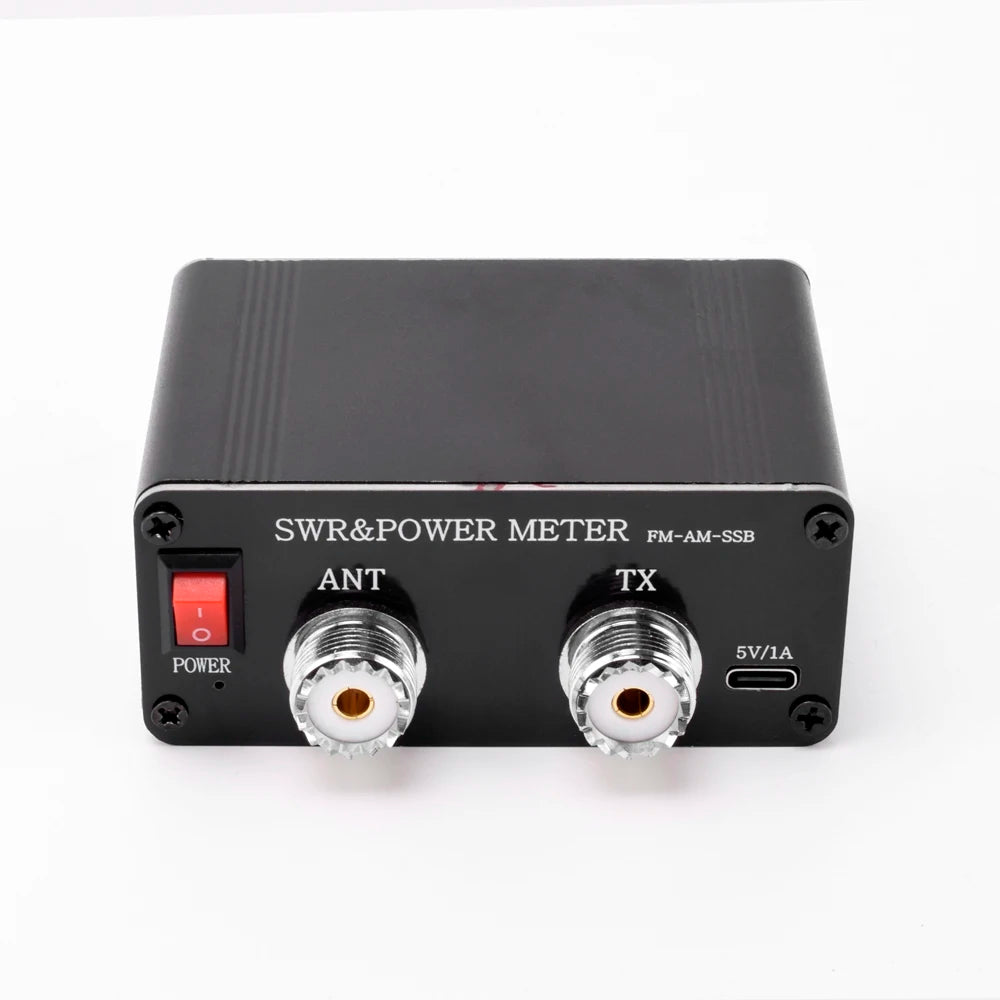 1.8-54MHz Shortwave Meter 120W SWR Digital Power Standing  Meter FM AM SSB Modes Power Meter Support SWR/Power Tool
