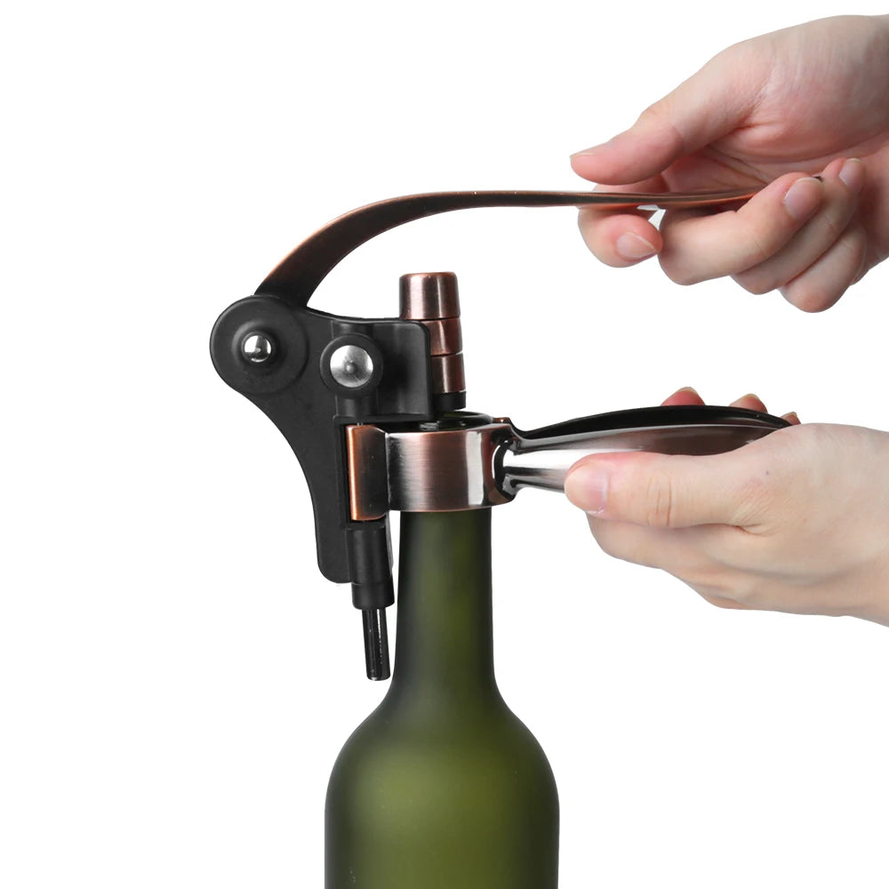Bar Lever Corkscrew Zinc Alloy Barware Rabbit-Shaped Wine Opener Bottle Opener