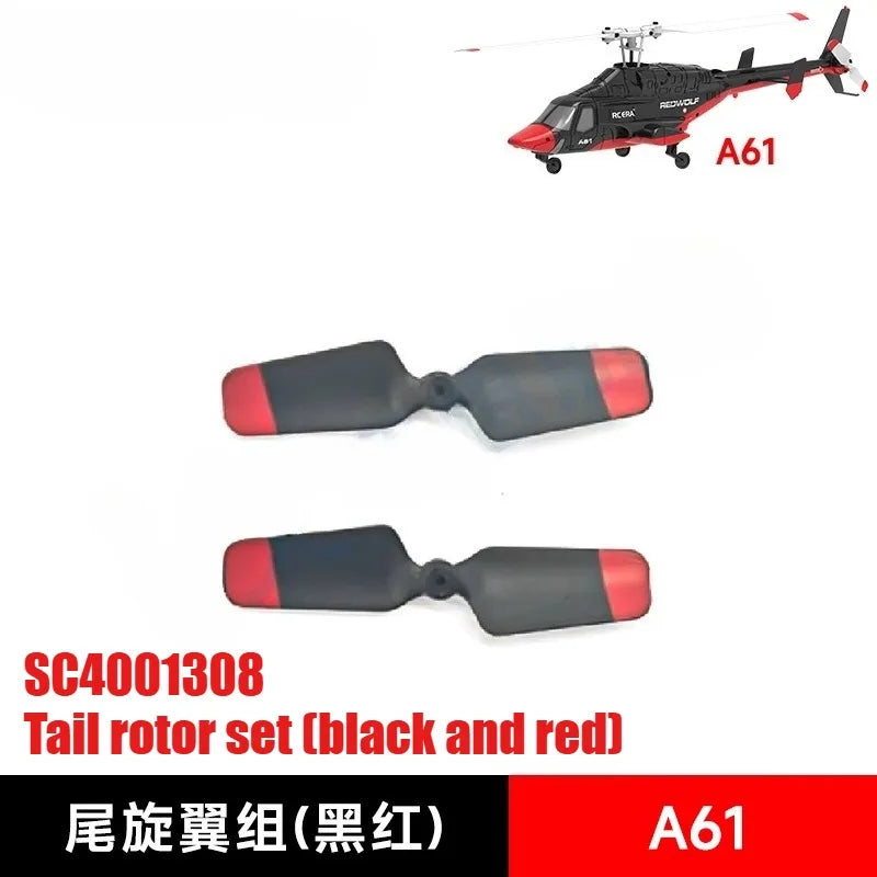 RC ERA A61 RC Helicopter Simulation Original Spare Parts Complete Set Chassis Main Frame Remote Control Blade Receiver Motor