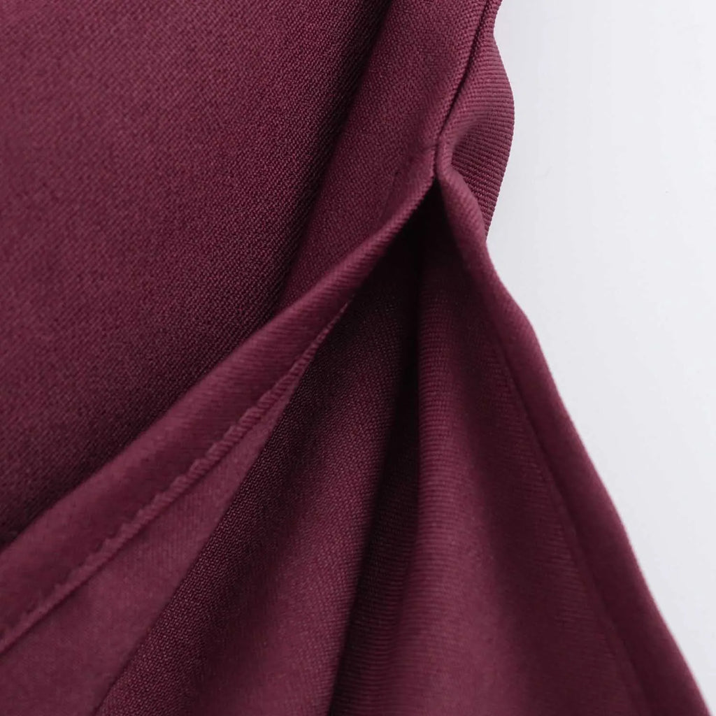 Fashion Shoulderless Top European American Style Simple Pleated Decorative New Top