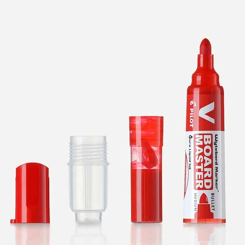6 Pcs Pilot Whiteboard Marker Is Environmentally Friendly and Non-toxic 2.3 Mm (Medium Bullet) Refillable Ink Classroom Supplies