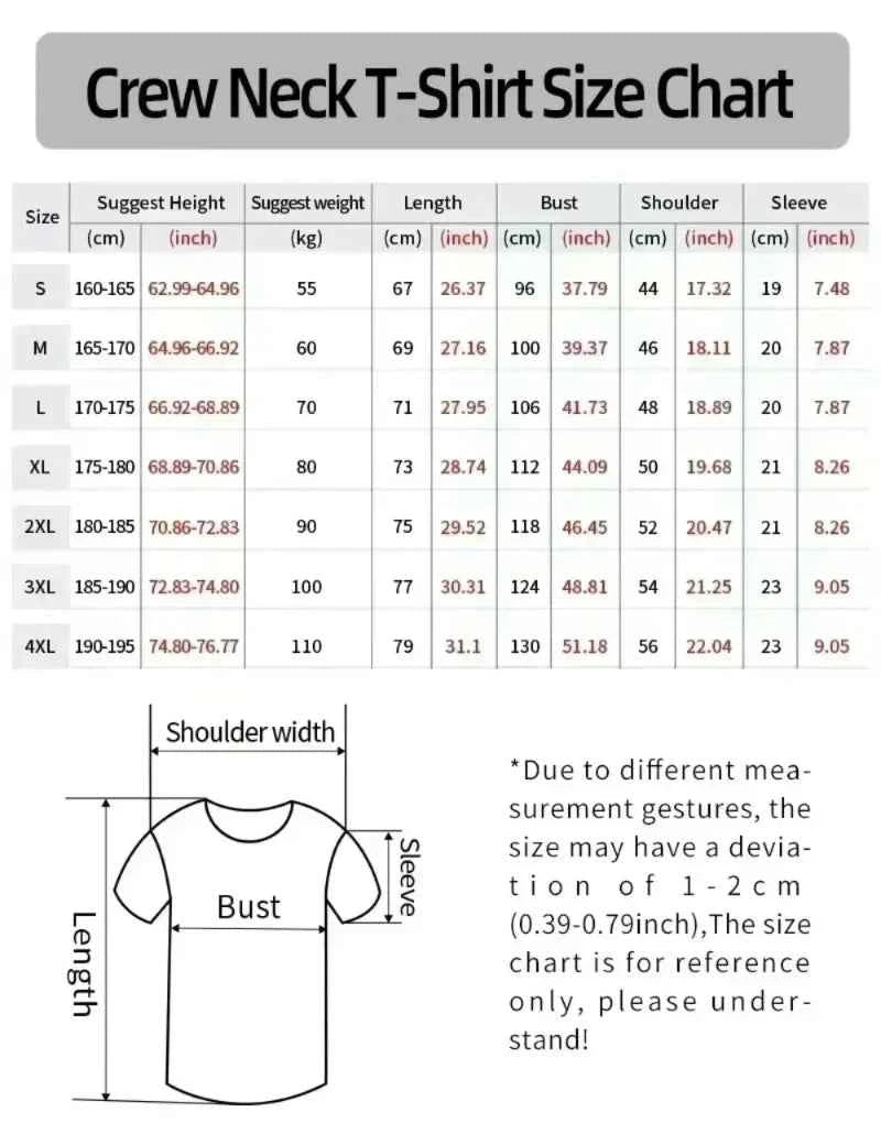 Summer 100% Pure Cotton Men's and Women's Casual Sports Loose Soft Short-sleeved O-neck Comfortable and Breathable T-shirt