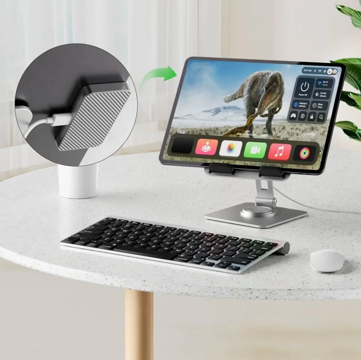 Magnetic Wireless Charger for iPad Pro 11/12/13 inches& iPad Air6/718W Fast Charging Smart Connector Alloy Wireless Charging Pad