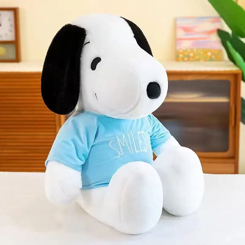 2026 New 35cm Cartoon Cute Snoopy Plush Toy Pillow Sofa Back Plush Doll Gifts For Children birthday gift